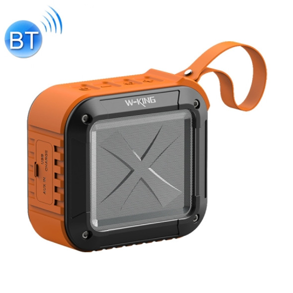 W-KING S7 Mini Wireless Waterproof Loudspeaker With TF/FM/AUX/NFC Bluetooth Bike Speaker(Orange)