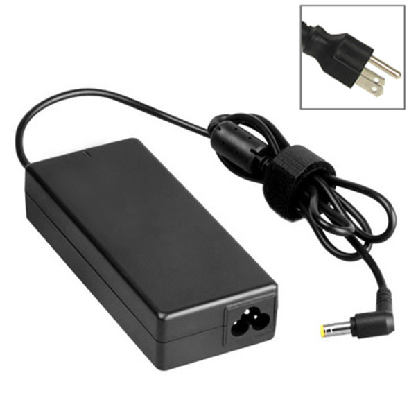 US Plug AC Adapter 19V 4.74A 90W for HP COMPAQ Notebook, Output Tips: 5.5 x 2.5mm
