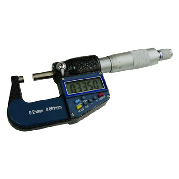 25mm (1 inch) Electronic Digital Micrometer (resolution 0.001mm)