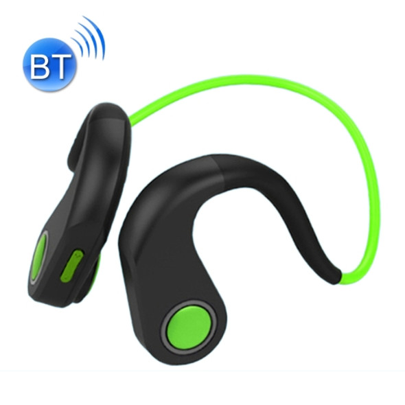 BT-DK Bone Conduction Bluetooth V4.1+EDR Sports Over the Ear Headphone Headset with Mic, Support NFC, For iPhone, Samsung, Huawei, Xiaomi, HTC and Other Smart Phones or Other Bluetooth Audio Devices (Green)