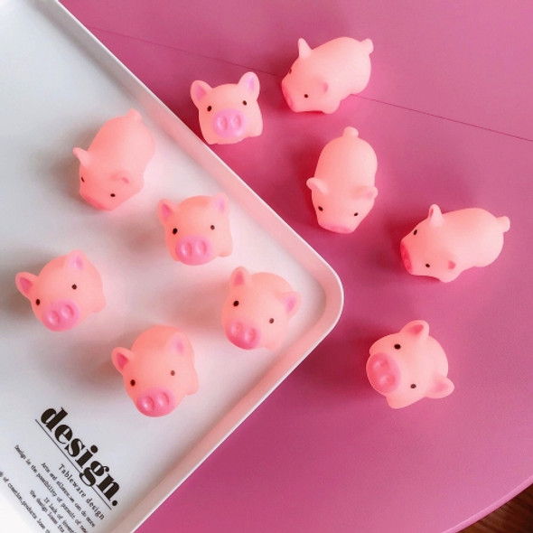 10 PCS Silica gel Kawaii Pig Model Squeeze Toy Stress Reducer