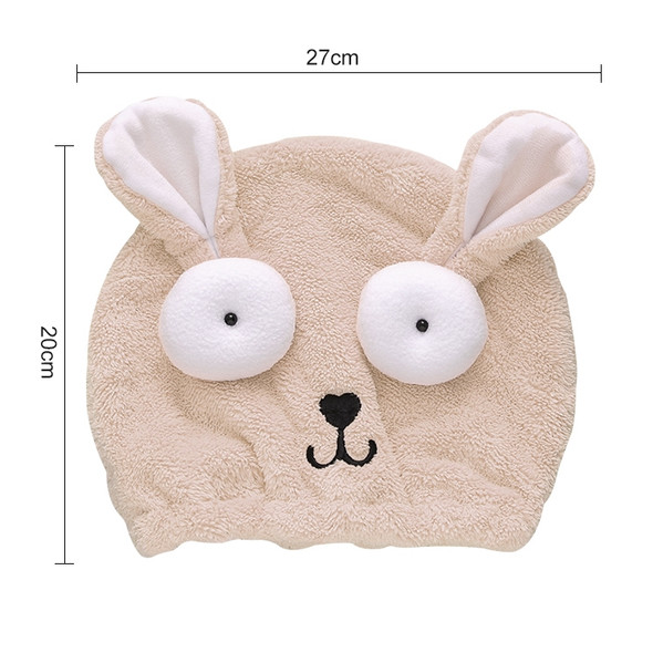 Big Eyes Cartoon Adult Child Hair Cap(Khaki)