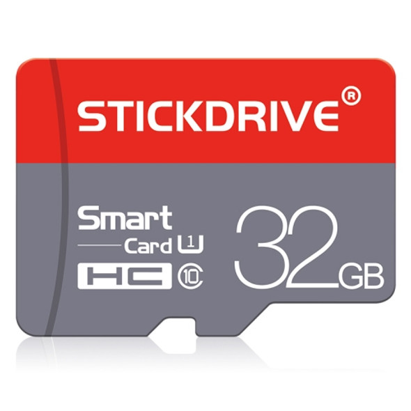 STICKDRIVE 32GB U1 Red and Grey TF(Micro SD) Memory Card