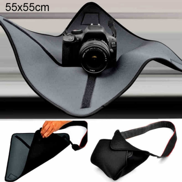 Shockproof Neoprene Bag Magic Wrap Blanket for Canon / Nikon / Sony Camera Lens, Size: 55 x 55cm