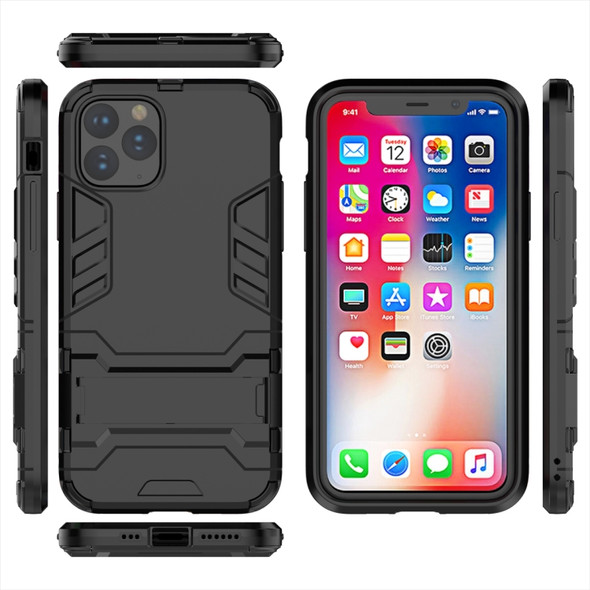Shockproof PC + TPU Case with Holder for 11 Pro(Black)