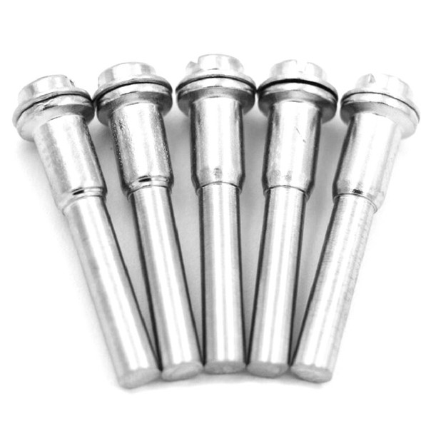 5 PCS  High Speed Steel Cutting Blade Connecting Rod Electric Grinding Blade Clamping Rod, Size:6MM