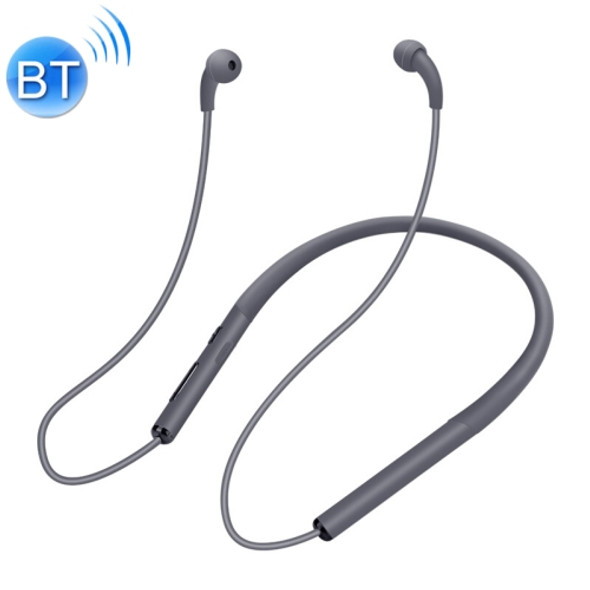 Neck-mounted Air Conduction Bluetooth Earphone with Magnetic Buckle, Support Call Vibration & Hands-free Calling & Battery Display & Multi-point Connection(Grey)