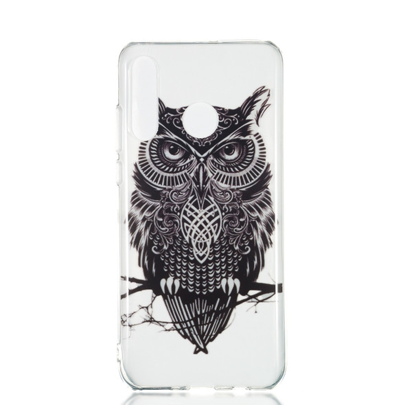 Owl Pattern Highly Transparent TPU Protective Case for Huawei P30 Lite