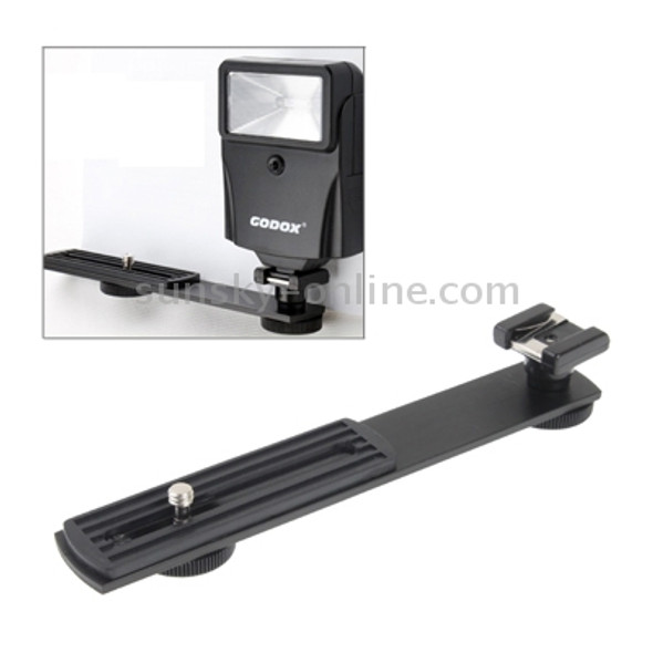 Metal Flash Bracket for DSLR Camera(Black)