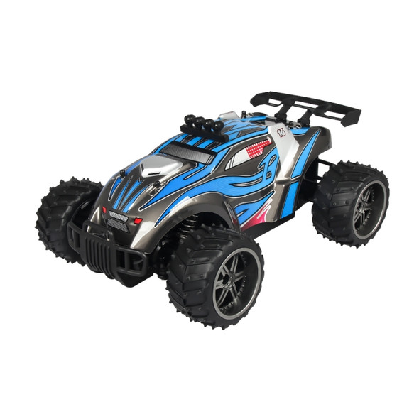 S-008 Rechargeable 2.4G 4WD SUV Children Remote Control High Speed Car Wireless Climbing Car (Blue)