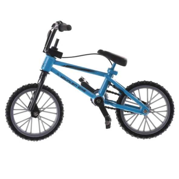 Simulation Mini Finger Alloy Mountain Bike Kids Game Toy(Green)