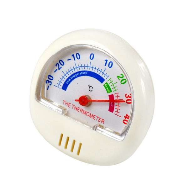 2 PCS Freezer Thermometer Indoor Outdoor Pointer Thermometer(White)
