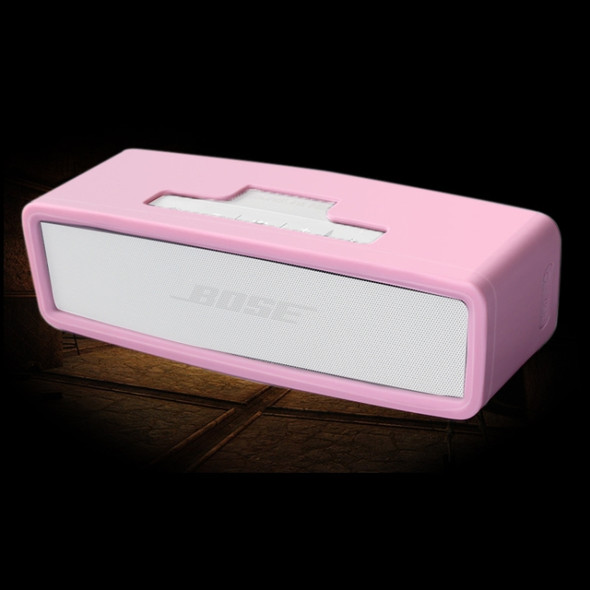 Portable Shockproof Soft Silica Gel Bluetooth Speaker Protective Case for Bose Mini 1 / 2 (Pink)