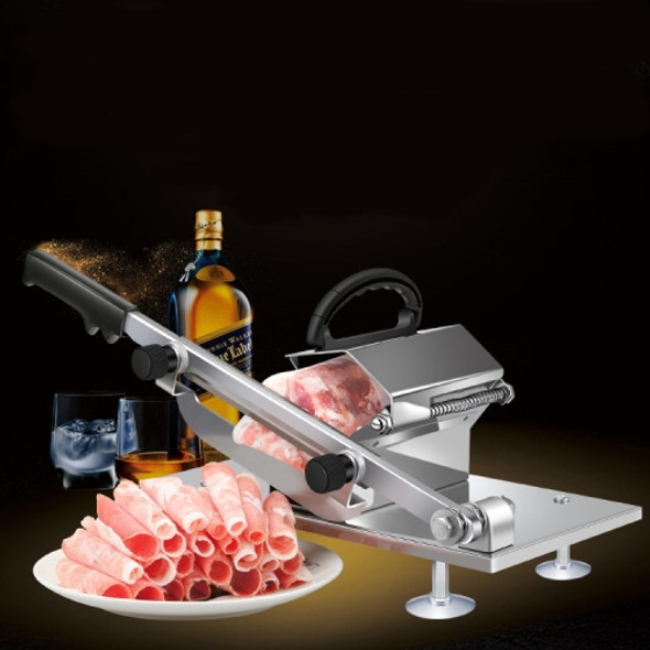 Alloy Stainless Steel Household Manual Thickness Adjustable Meat Vegetables Slicer Meat Slicing Machine(Sliver)