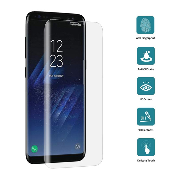 Full Screen Tempered Glass Screen Protector For Galaxy S8(Transparent)