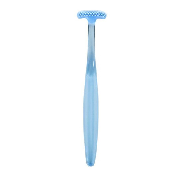 Tongue Scraper Cleaner Oral Tongue Clean Health Tool(Blue)