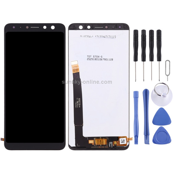 LCD Screen and Digitizer Full Assembly for Wiko View Prime(Black)