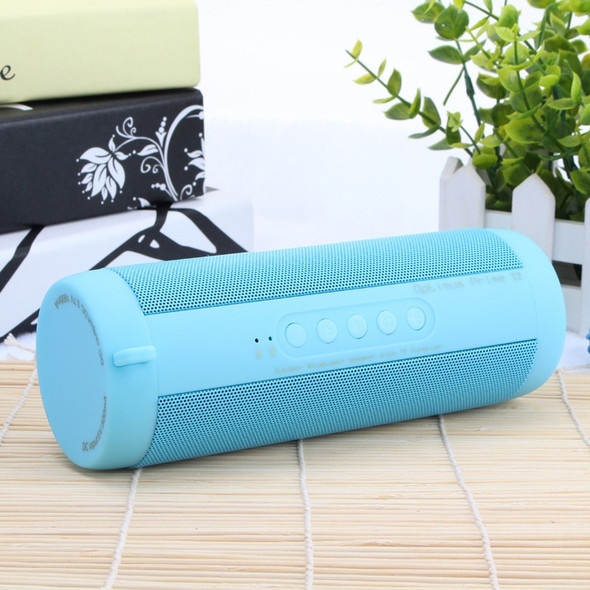 T2 3ATM Waterproof Portable Bluetooth Stereo Speaker, with Built-in MIC & LED & Hanging Hook, Support Hands-free Calls & TF Card, Bluetooth Distance: 10m (Blue)