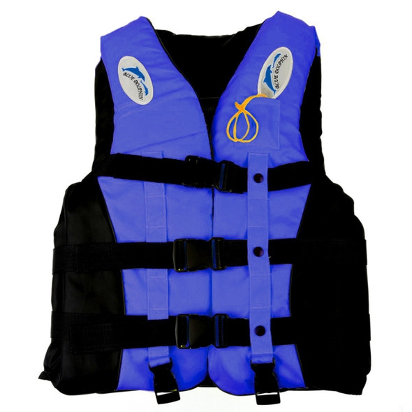 Drifting Swimming Fishing Life Jackets with Whistle for Adults, Size: XL(Blue)