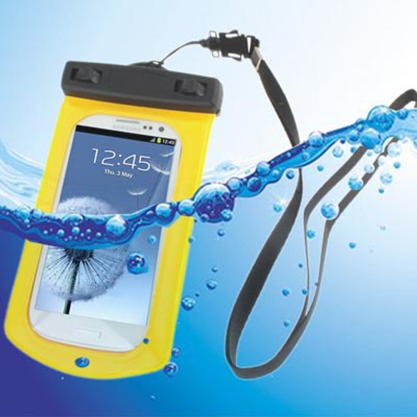 Waterproof Bag with Strap & Armband for Galaxy SIII / i9300, Yellow