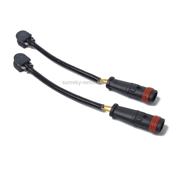 2 PCS Car Front Rear Brake Pad Sensor Cable 1715400617 for Mercedes-Benz R230 2001-2012 / W221 2005-