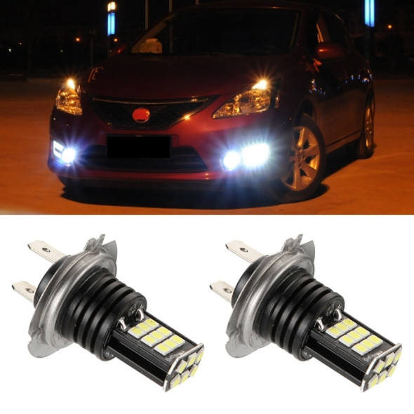 2 PCS EV11 H7 DC9V-30V 5W 6000K 400LM Car LED Fog Light 24LEDs SMD-3030 Lamps