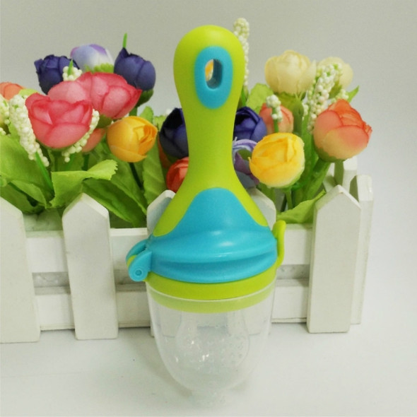 Infant Fruit and Vegetable Pacifier Bite Baby Food Supplement Feeder, Size:S(Green)