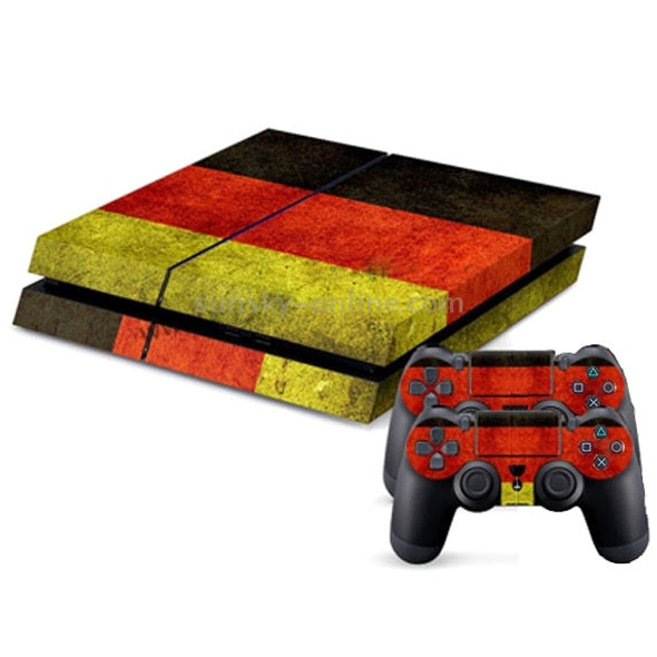 Germany Flag Pattern Decal Stickers for PS4 Game Console