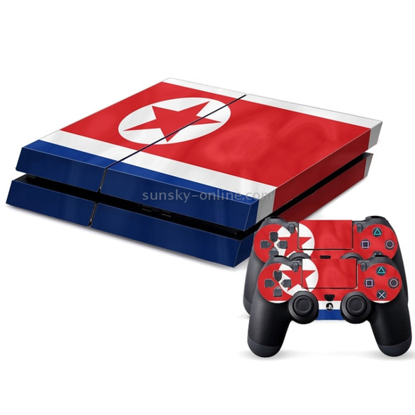 North  Flag Pattern Decal Stickers for PS4 Game Console