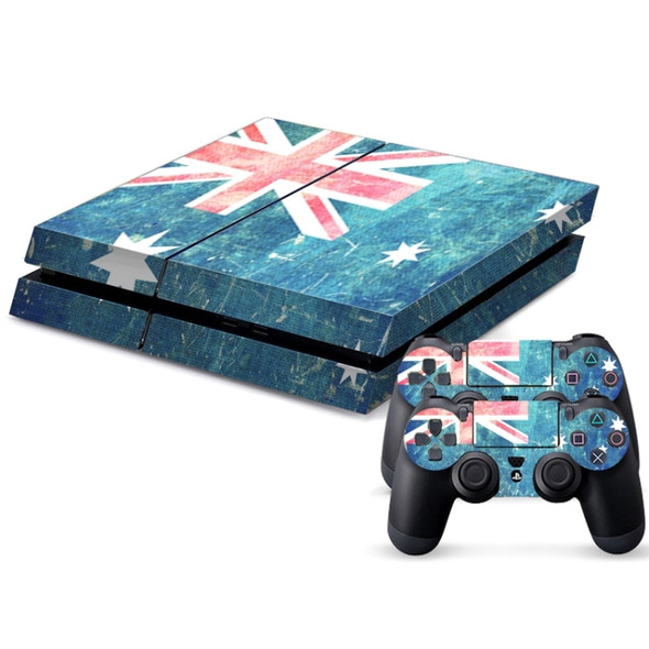 Australian Flag Pattern Decal Stickers for PS4 Game Console