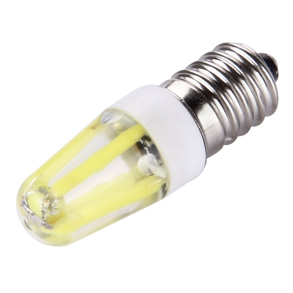 2W Filament Light Bulb, E14 PC Material Dimmable 4 LED for Halls, AC 220-240V(White Light)