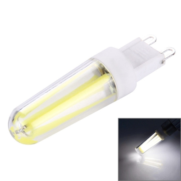 4W Filament Light Bulb, G9 PC Material Dimmable 4 LED for Halls, AC 220-240V(White Light)