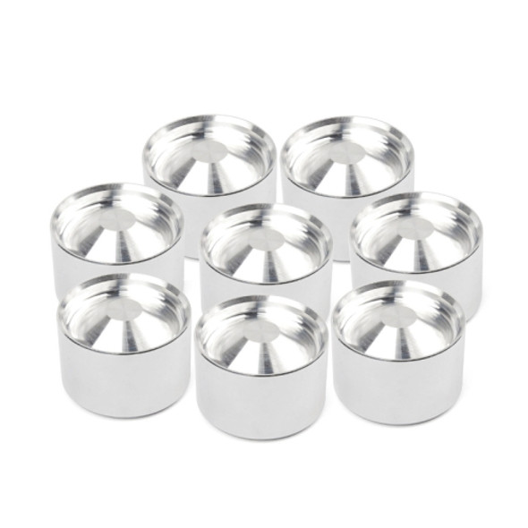 8 PCS Car Aluminum Storage Cups Interior Accessories Automobiles Fuel Filters for Napa 4003 WIX 24003 1.797 x 1.620 inch(Silver)