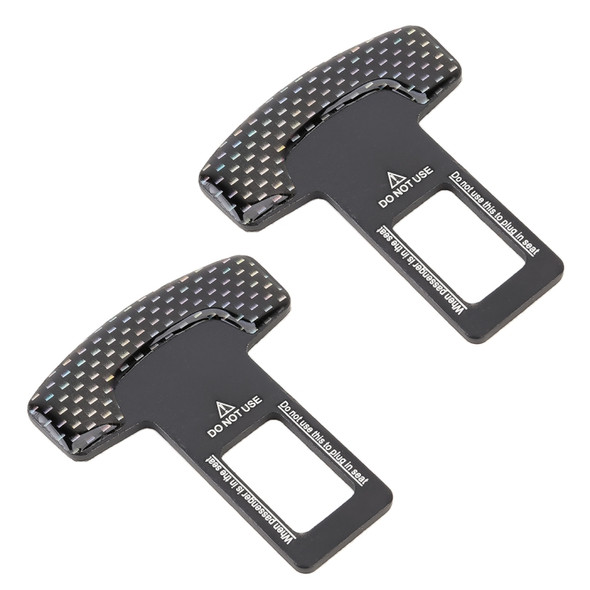 Car Carbon Fibre Safety Seat Belt Buckle Clip