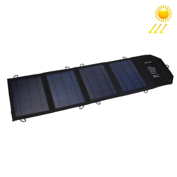 20W 4A Max 2 Output Ports Portable Folding Solar Panel Charger Bag for Samsung / HTC / Nokia / Mobile Phones / Other Devices