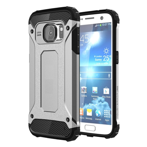For Galaxy S7 / G930 Tough Armor TPU + PC Combination Case (Silver)