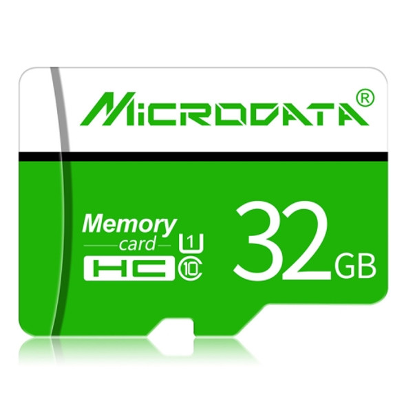 MICRODATA 32GB U1 Green and White TF(Micro SD) Memory Card