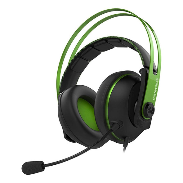 ASUS Cerberus V2 3.5mm Interface 53mm Speaker Unit Gaming Headset with Mic(Green)