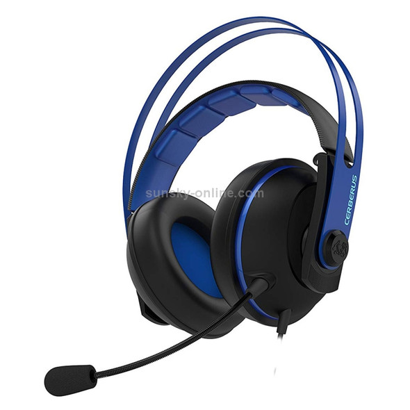 ASUS Cerberus V2 3.5mm Interface 53mm Speaker Unit Gaming Headset with Mic(Blue)