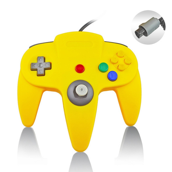 Nintendo N64 Wired Game Controller Gamepad (Yellow)