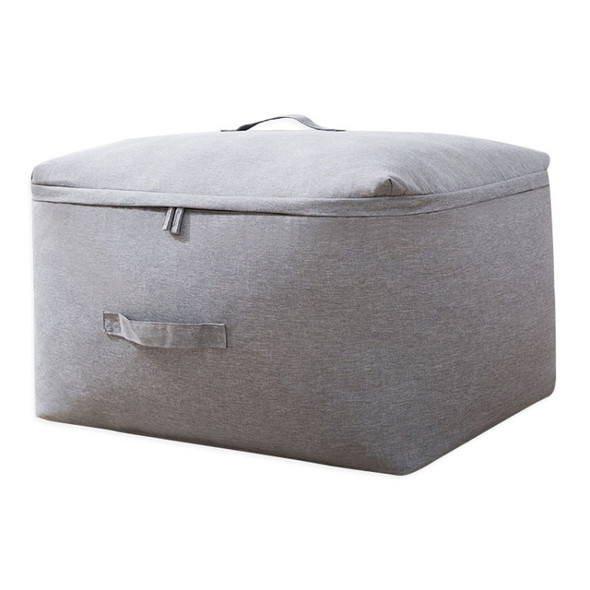 Portable Cationic Quilt Storage Bag Folding Wardrobe Clothing Storage Bag, Size:S 41x27x21cm(Grey)