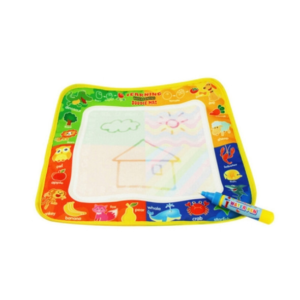 3 PCS Magic Graffiti Water Writing Cloth Children Foldable Drawing Board with Pen, Size: 29cm x 29cm(Animal)