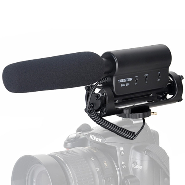 TAKSTAR SGC-598 Professional Photography Interview Dedicated Microphone for DSLR & DV Camcorder