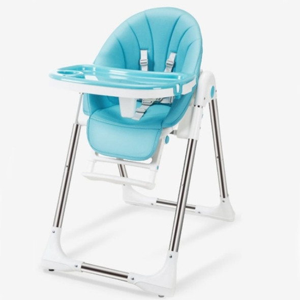 Portable Baby Seat Baby Dinner Table Multifunction Adjustable Folding Chairs for Children(Blue)