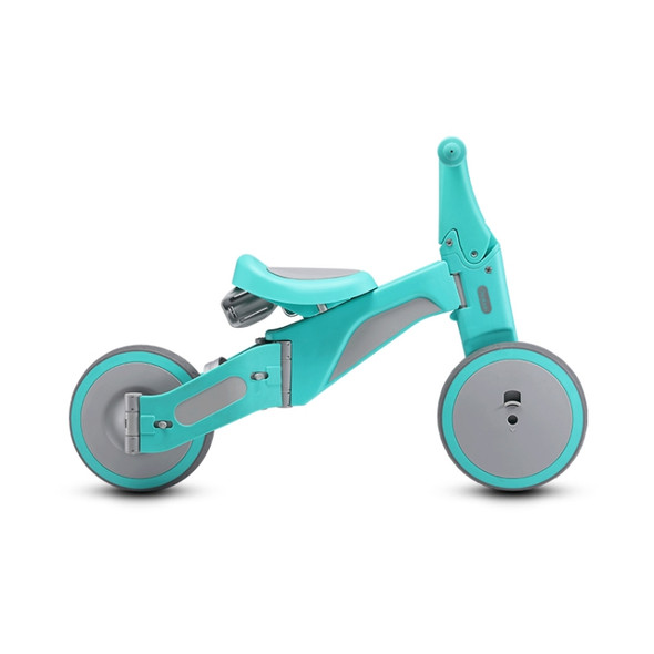 Original Xiaomi 700Kids Multi-function Deformable Children Sliding Walking Learning Push Bike Bicycle(Cyan)