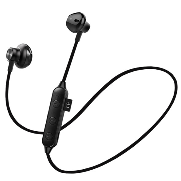 DL-33 5.0 Wireless Bluetooth Earphone Insert Card Sports Sweat-proof Earphone Bass Stereo Earbud(Black)