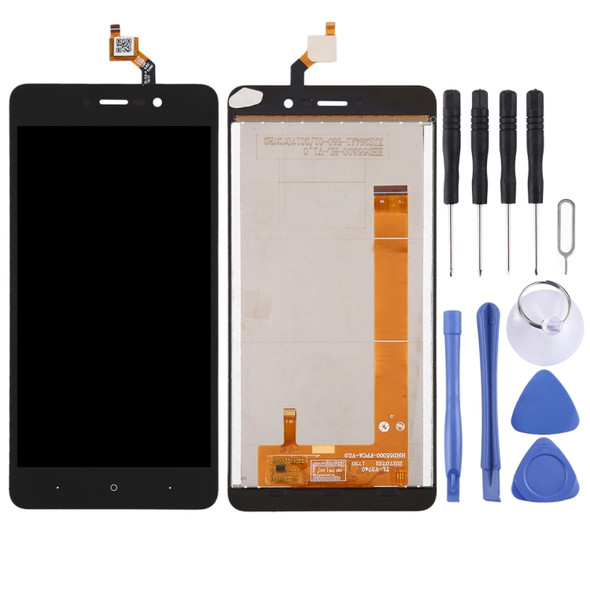 LCD Screen and Digitizer Full Assembly for BQ BQ-5591 Jeans(Black)