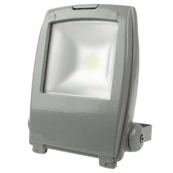 50W LED Floodlight Lamp, Waterproof White Light, AC 85-265V, Luminous Flux: 4000lm-4500lm