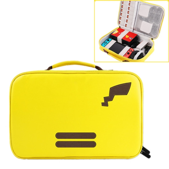 Game Machine Dropproof PU Storage Protection Bag with Detachable Lanyard for Nintendo Switch, Large Size: 26.5 x 5.5 x 23cm
