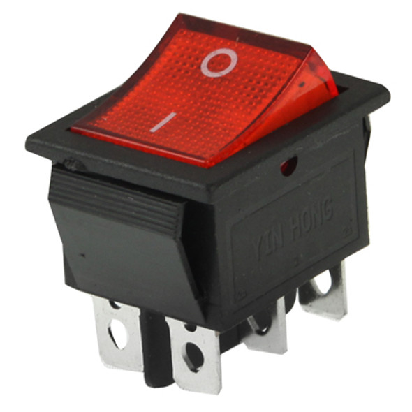DIY Red Light OFF-ON Rocker Switch for Racing Sport (5pcs in one packing, the price is for 5pcs)